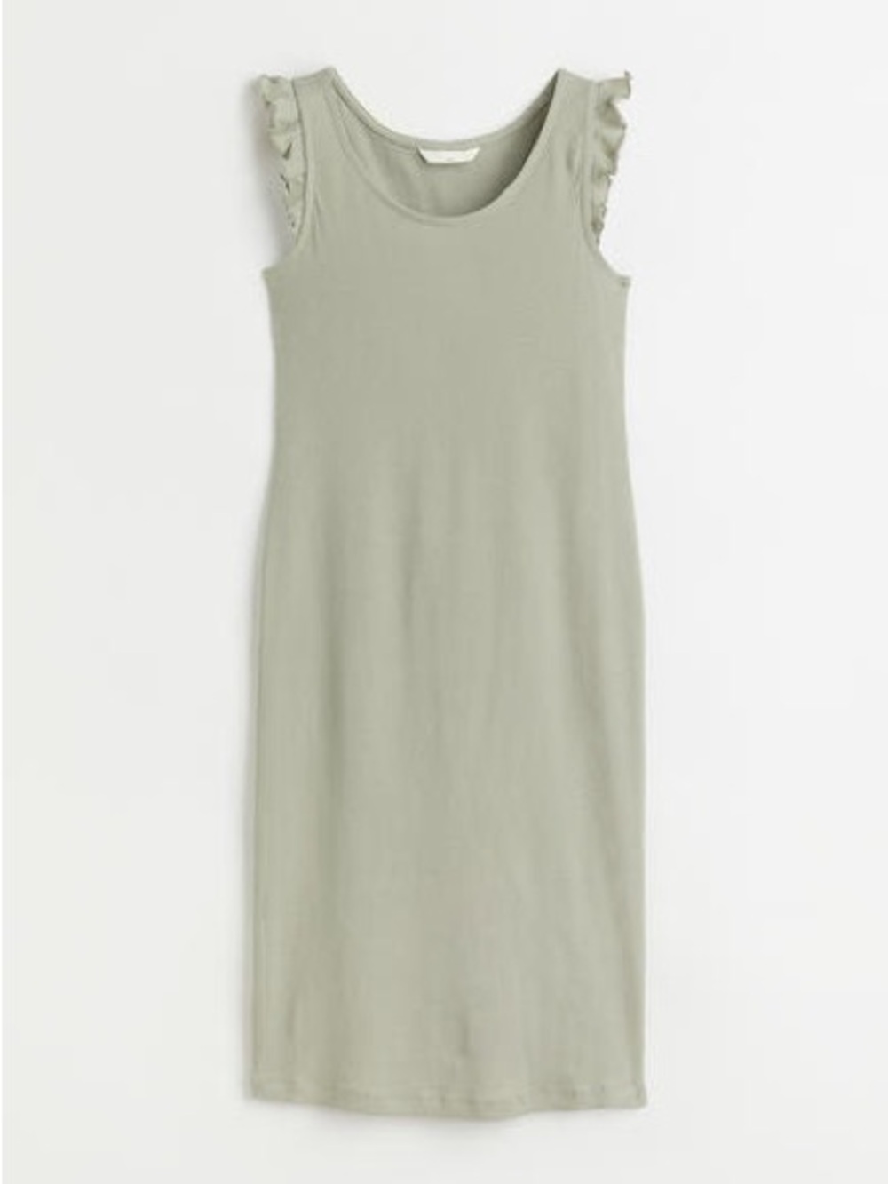 H&M MAMA Ruffle-trimmed Jersey Dress